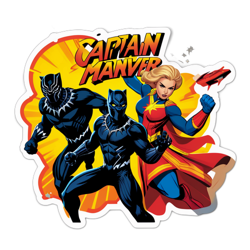 Kibandiko cha Mashujaa wa Marvel