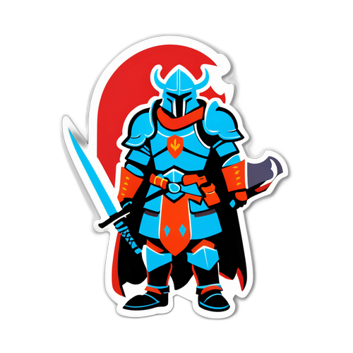 Minimalist na Sticker ng Highguard na Tauhan