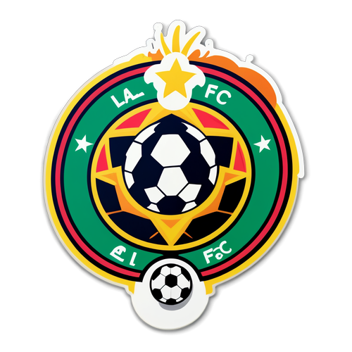 Sticker Creativo con el Logo de Libertad FC