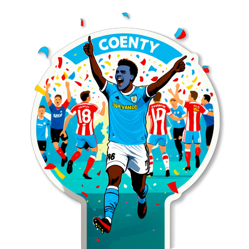Stiker Gol Spektakular Coventry vs Sunderland