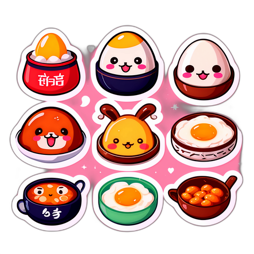 可愛的PX Mart美食貼紙