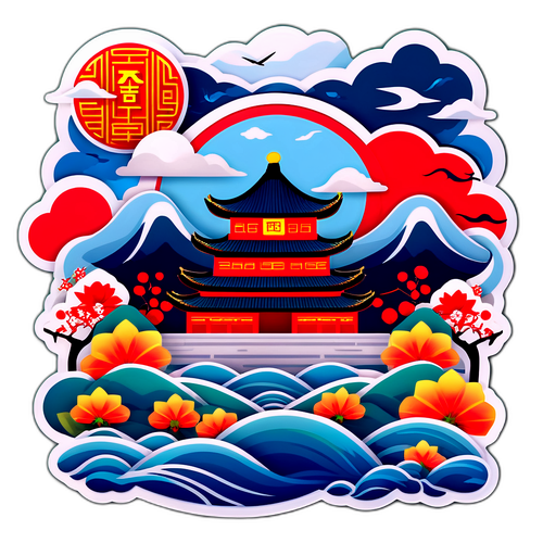 中西合璧的文化图案