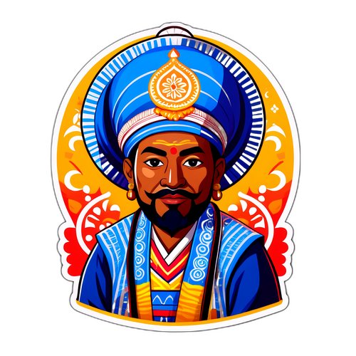 Stiker Kiromal Katibin dalam Pakaian Tradisional
