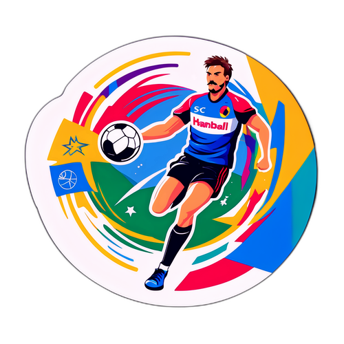 Håndbold Champions Sticker