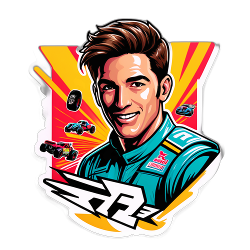 ชายหนุ่มสุดคูลในการแข่งขันที่น่าตื่นเต้น