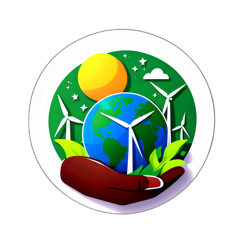 Adesivo Temático de Sustentabilidade