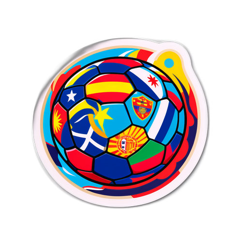 Stiker Bola Sepak Seni Global