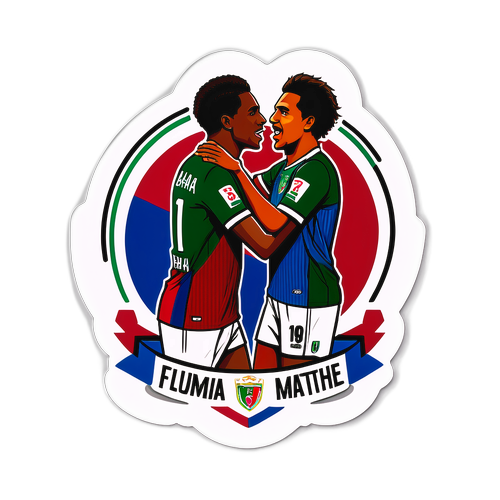 Fluminense ve Bahia Maçının Heyecanını Yansıtan Sticker