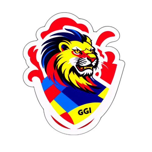 Sticker ya Mchezo wa Lyon dhidi ya Go Ahead Eagles