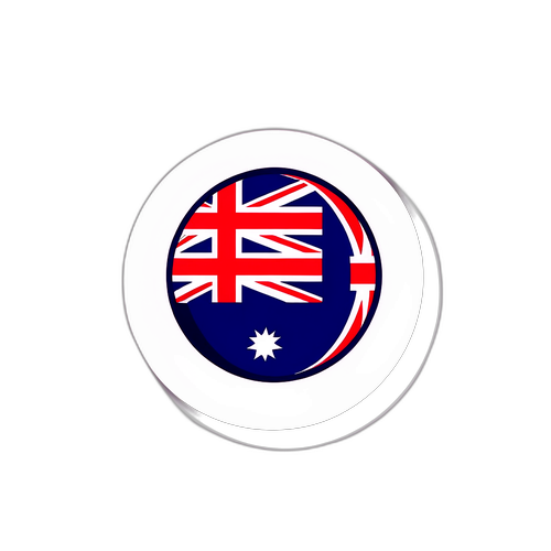 Conception minimaliste des drapeaux anglais et australien
