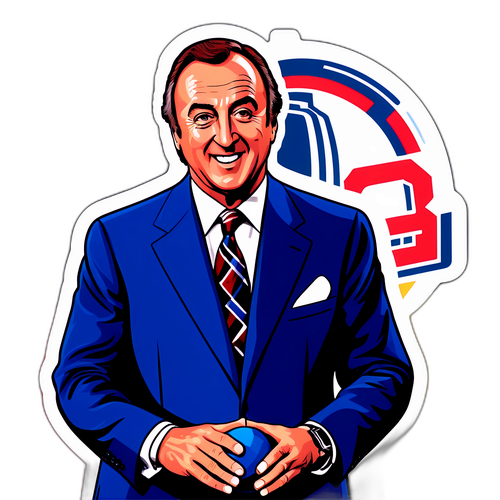 Al Michaels Retro Broadcasting Sticker