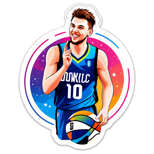 Sticker dedikeret til Luka Doncic