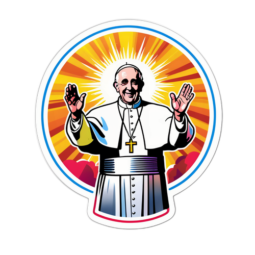 Papież Franciszek z błogosławieństwem