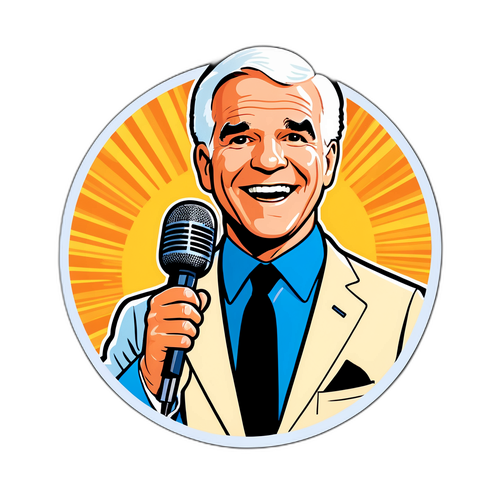 Vintage Steve Martin Comedy Sticker