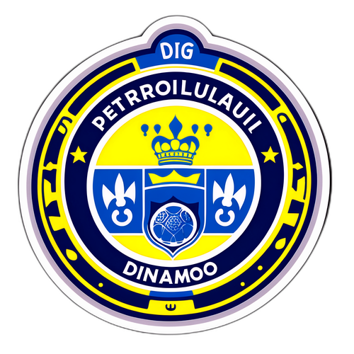 Sticker Petrolul-Dinamo Retro