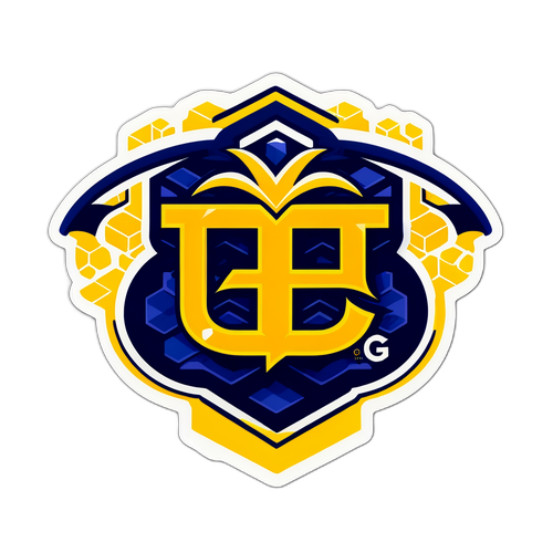 Modern Georgia Tech Logo Sticker