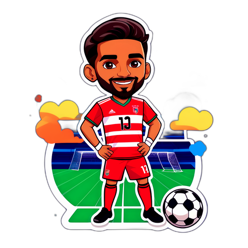 Representação Artística de Gabriel Mercado no Campo