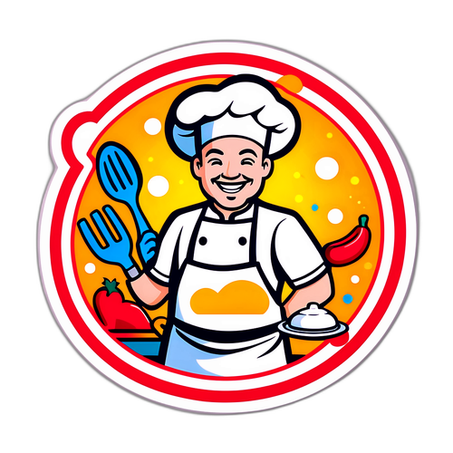 MasterChef Anılarını Yansıtan Neşeli Sticker