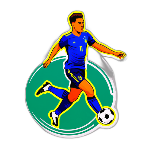 Sticker thể hiện sự phấn khích của U-19 UEFA Euro