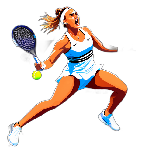 Adrenalina di Aryna Sabalenka in Azione