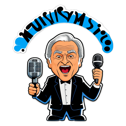 Caricatura di Massimo Ranieri