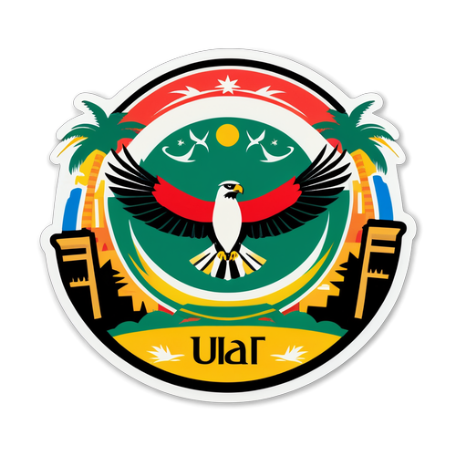 Biểu Tượng Quốc Gia UAE: Tự Hào Với Đại Bàng Và Cây Chà Là Kết Hợp Màu Sắc Sôi Động!