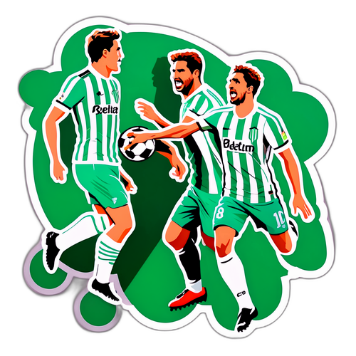 Stickers cu jucători de fotbal în acțiune