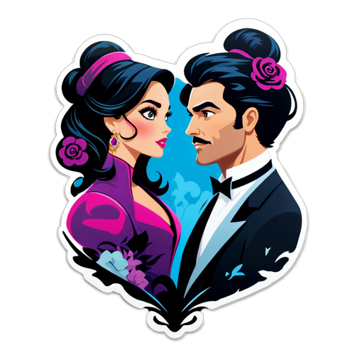 Romantikong Sticker ng "The Bold and the Beautiful"