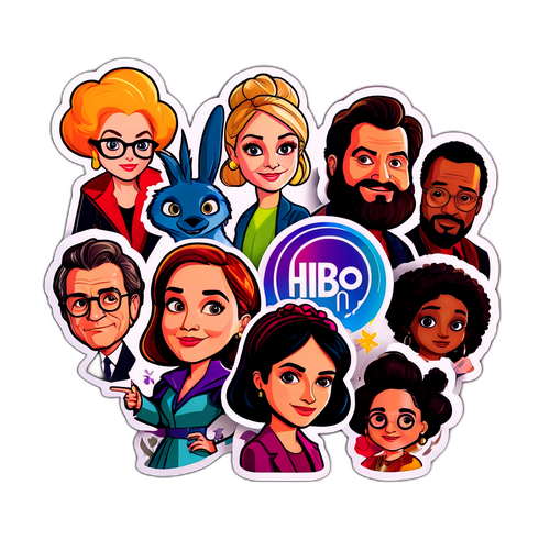 HBO Max Klistremærke med Elskede Figurer
