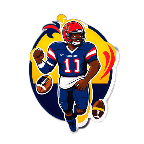 นักฟุตบอลในชุดที่โดดเด่นเชียร์แฟนๆ