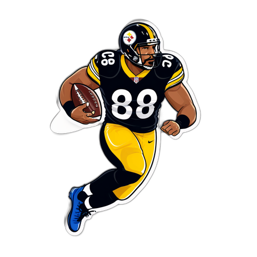 Cameron Heyward Action Pose Illustration