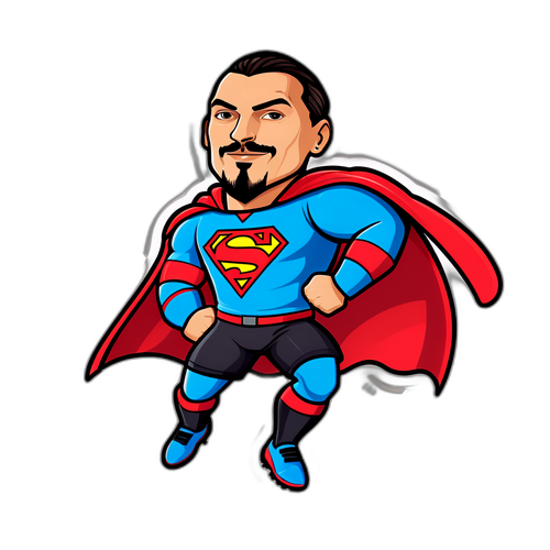 Maximilian Ibrahimovic som fodboldsuperhelt