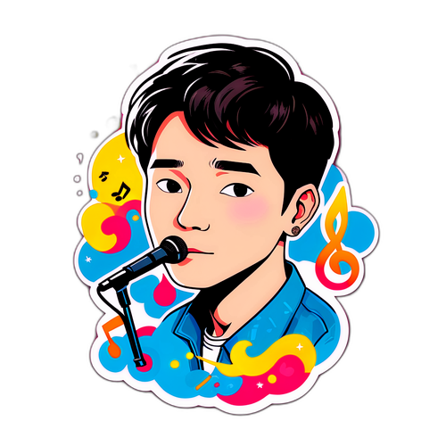 이 지훈 스타일 일러스트 스티커