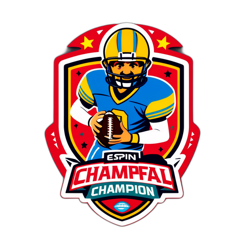 ESPN Fantasy Football Champion Sticker