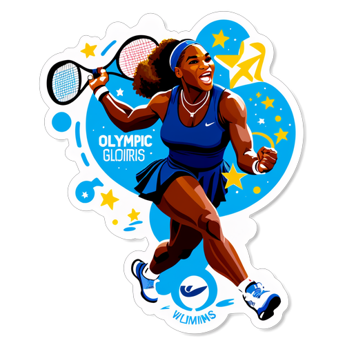 ¡Increíble! La Ilustración de Serena Williams que Inspira a Cualquiera en el Deporte