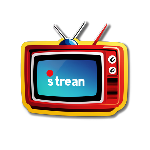Stylischer Fernseher mit RTL-Stream
