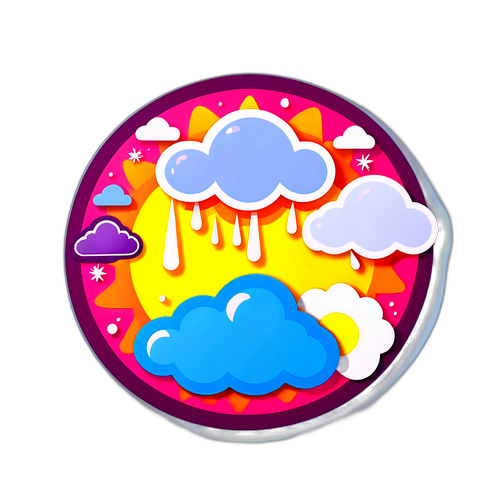 Hình dán thời tiết hôm nay