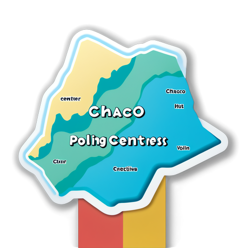 Mapa interactivo de Chaco con centros de votación