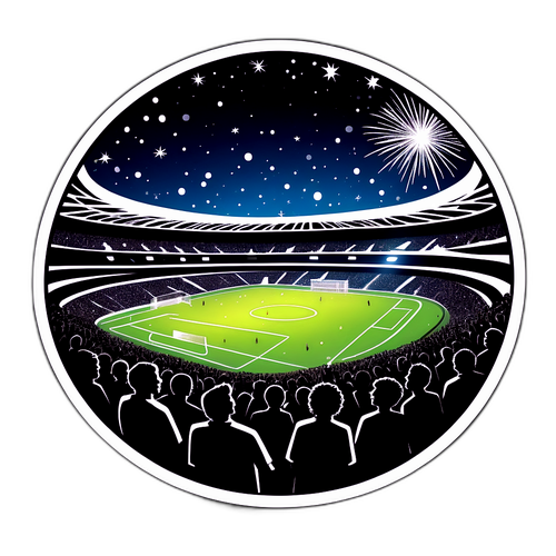 Stadion Botafogo di Malam Hari