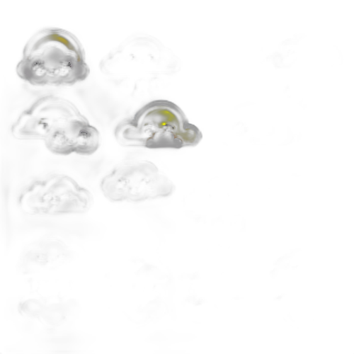 Set Pelekat Simbol Cuaca