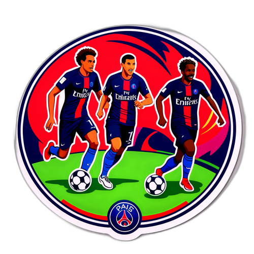 Fotbalový sticker PSG vs. Rennes
