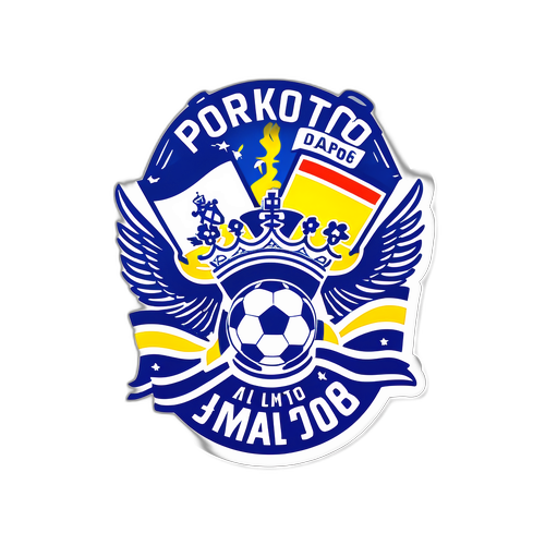 Porto Maç Atmosferini Yansıtan Sticker
