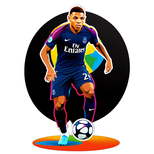 Pasión y Movimiento: Kylian Mbappé en Acción