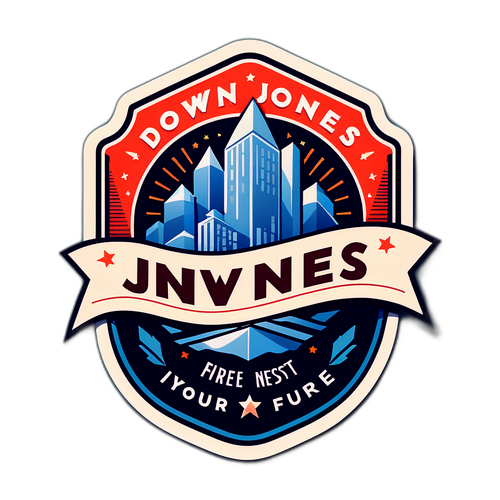 डौ जोन्स इंडेक्स का vintage-बैज