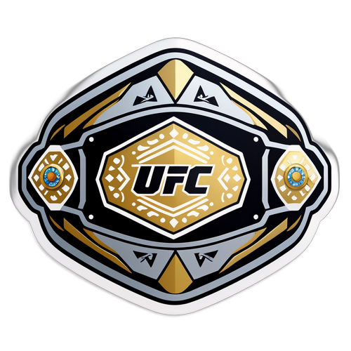 Energetische UFC 324 Kampioenschapsriem Sticker