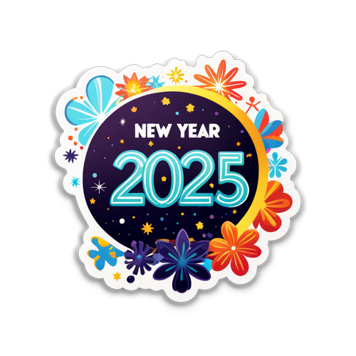 สติ๊กเกอร์ปีใหม่ 2025