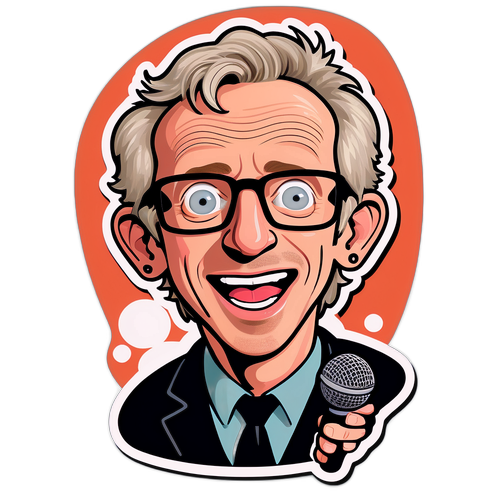 Festlig klistremerke av Andy Dick