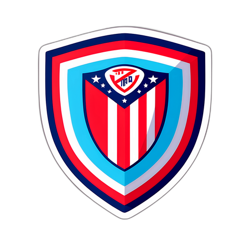 Moderne Atletico Madrid-emblem