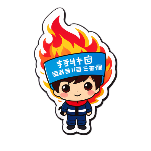 구월동 화재 예방 인식 스티커