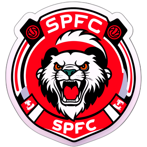 Adesivo Estilizado do SPFC